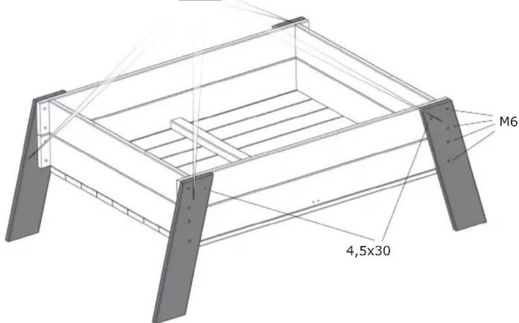 EXIT Aksent Planter Table XL Deluxe - Step 5 / Schritt 5 / Stap 5 / Étape 5 - 2