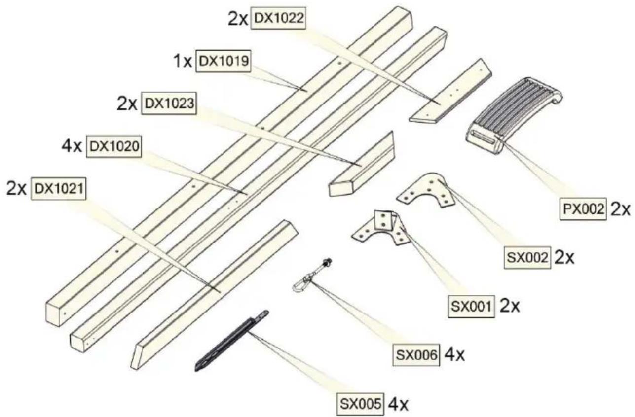 EXIT Aksent Double Swing - Assembly / Montage / Montage / L'assemblage - 1