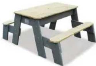 EXIT Aksent Sand Water Picnic table L Deluxe - Step 6 / Schritt 6 / Stap 6 / Étape 6 - 5