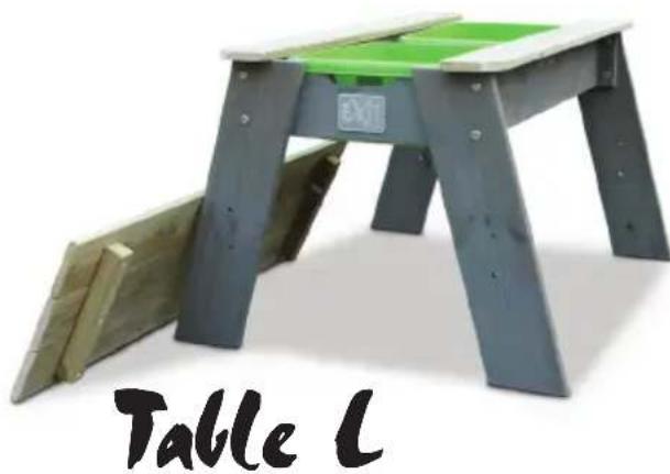 EXIT Aksent Sand Water Picnic table L Deluxe - Aksent Sand &amp; Water Tables L - 1