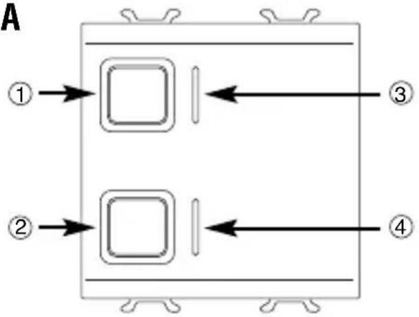 Gewiss GW12767 - Attuatore commande motore 1 canale 6 A Easy - 3