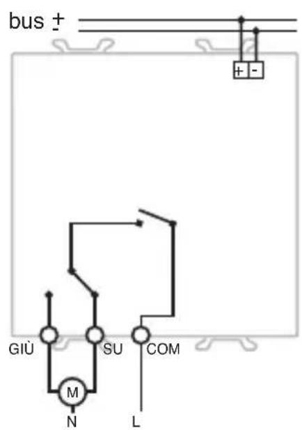Gewiss GW12767 - Attuatore commande motore 1 canale 6 A Easy - 5