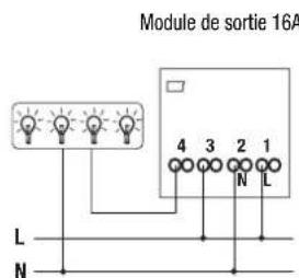 Gewiss GW12822 - Fonctionnement temporisé - 2