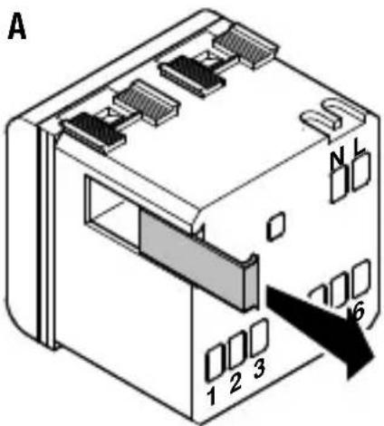 Gewiss GW20825 - Comment enlever la batterie - 1