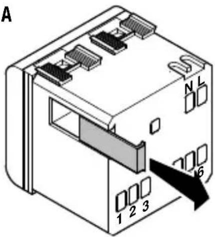 Gewiss GW20825 - Entfernung der Batterie - 1
