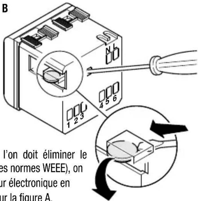 Gewiss GW20825 - Comment enlever la batterie - 2