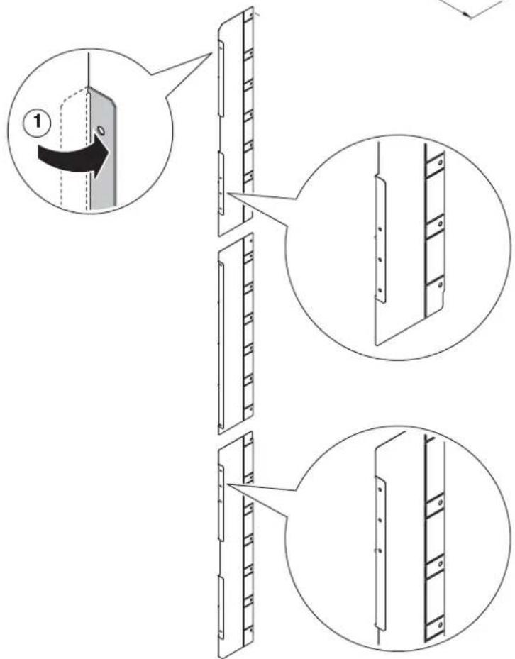 Gewiss GW45449 - MONTAGGIO SEPARATORE VERICALE VANO CAVI INTERNO: GW 45 447 - GW 45 448 - GW 45 449 - 6