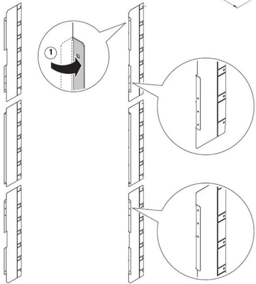 Gewiss GW45467 - MONTAGGIO SEPARATORE VERTICALE VANO CAVI INTERNO: GW 45 447 - GW 45 448 - GW 45 449 - 6