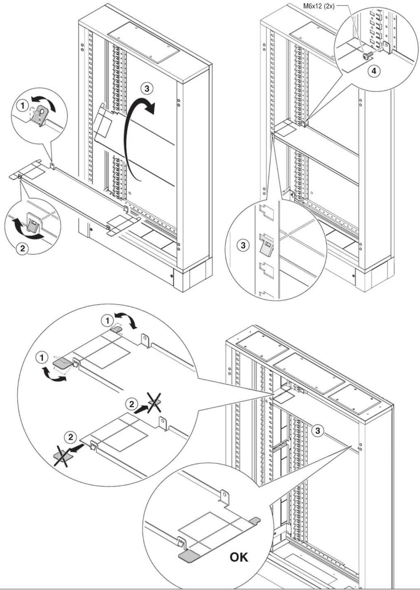 Gewiss GW45467 - MONTAGGIO SEPARATORE ORIZZONTALE: GW 45 451 - GW 45 452 - 1
