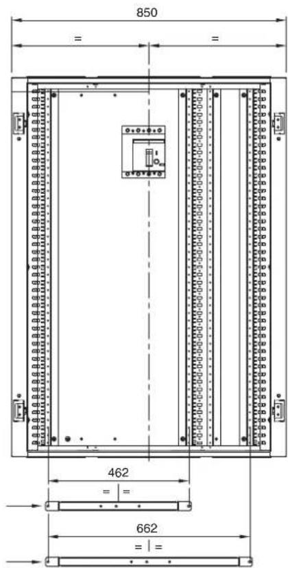 Gewiss GW45578 - KIT PORTABARRE LINEARE BARRE PIATTE 250-400-630A - - 5