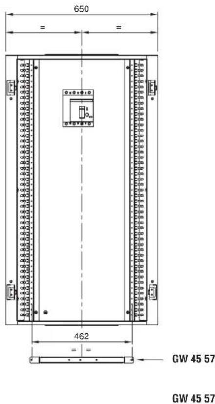 Gewiss GW45578 - KIT PORTABARRE LINEARE BARRE PIATTE 250-400-630A - - 4