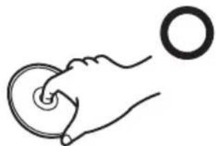 PANASONIC CFVDM312U - How to hold a disc - 1