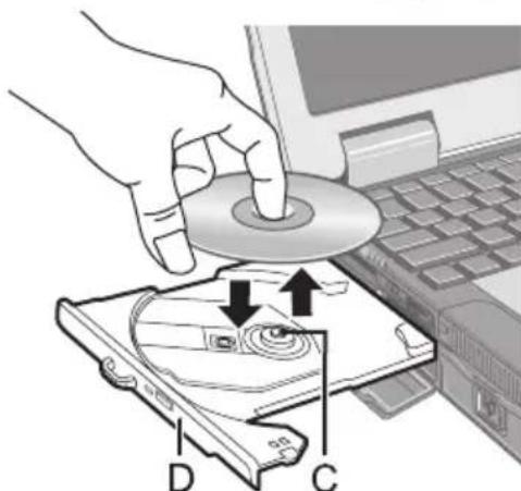 PANASONIC CFVDM312U - Setting a Disc - 2