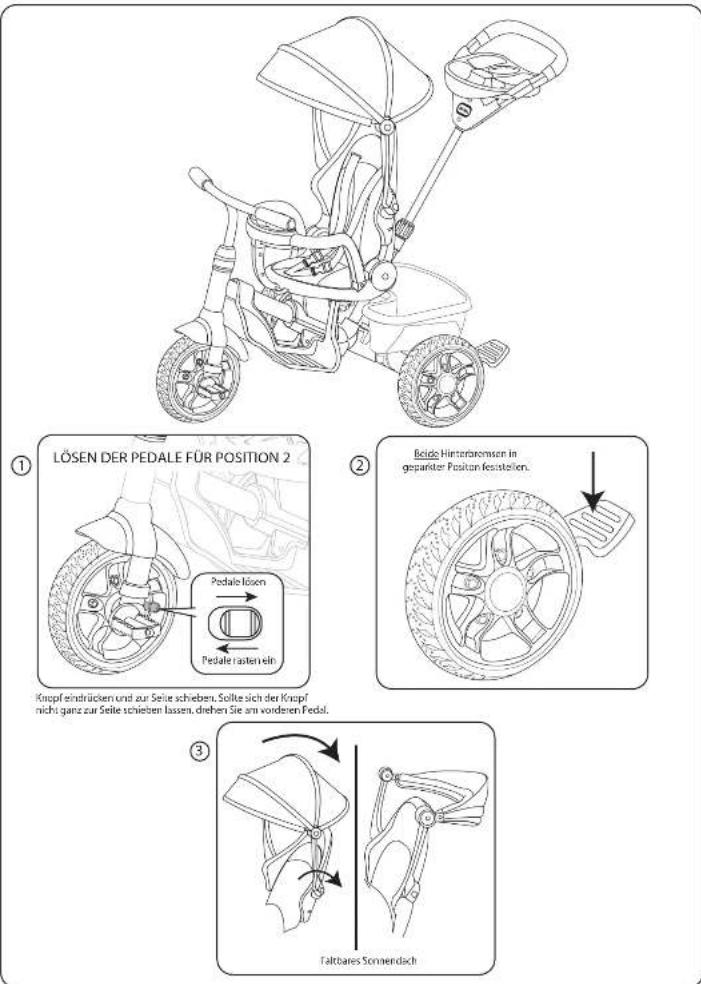 Little Tikes 5 in 1 Deluxe Ride & Relax Recliner Trike - ENTSORGUNG - 12