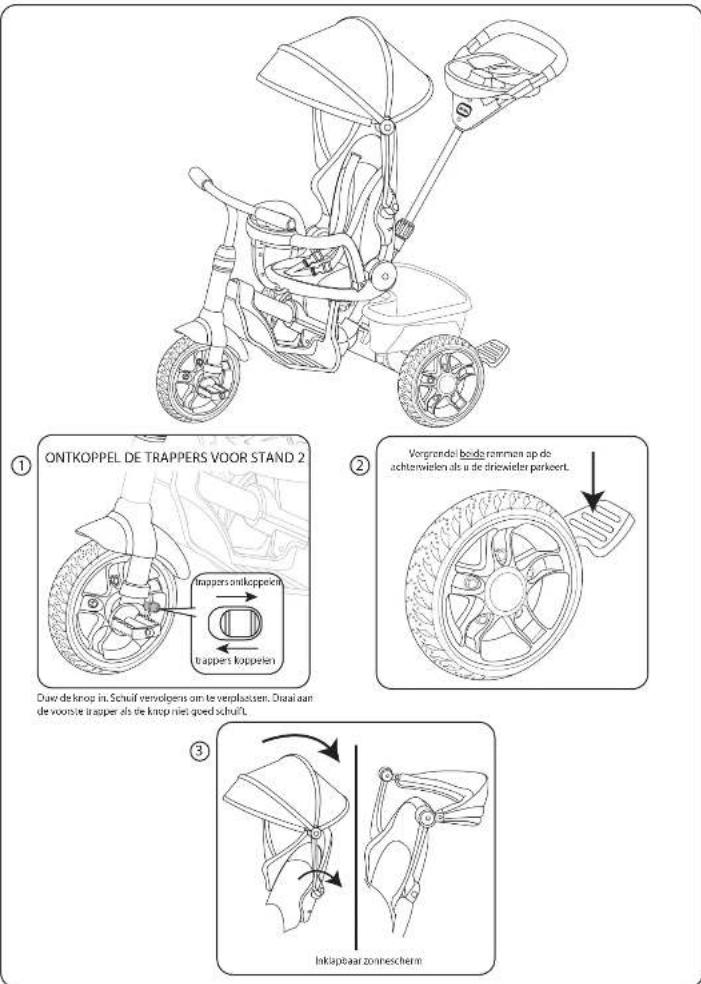 Little Tikes 5 in 1 Deluxe Ride & Relax Recliner Trike - WEGGOOION - 12