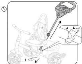 Little Tikes 5 in 1 Deluxe Ride & Relax Recliner Trike - POZYCJA5-JAZDA NATROJKOLOOWCU - 4