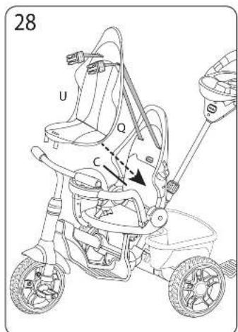 Little Tikes 5 in 1 Deluxe Ride & Relax Recliner Trike - ELIMINACION - 42