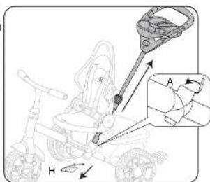 Little Tikes 5 in 1 Deluxe Ride & Relax Recliner Trike - POSITION 5 - TRICYCLE - 4