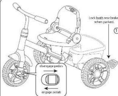 Little Tikes 5 in 1 Deluxe Ride & Relax Recliner Trike - POSITION 5 - TRIKE - 1
