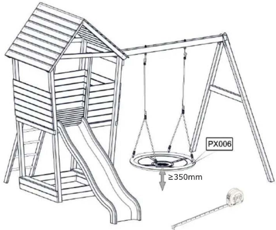 EXIT Aksent Nest Swing Arm - Step 8 / Schritt 8 / Stap 8 / Étape 8 - 1