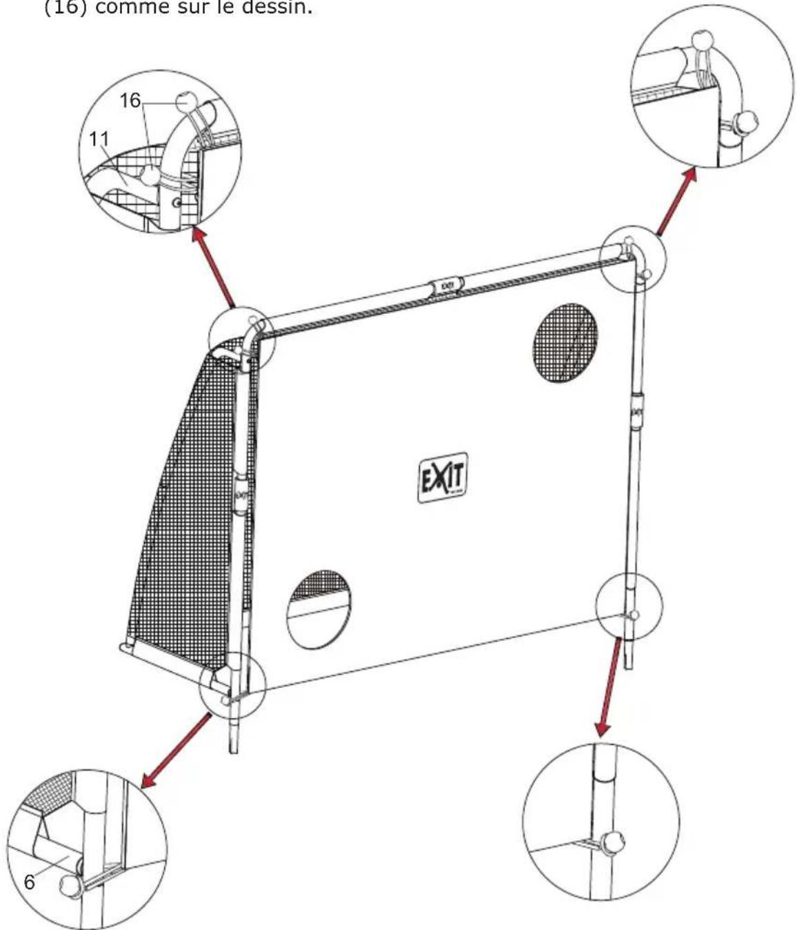 EXIT Maestro Goal - Components / Komponenten / Onderdelen / Composants - 30