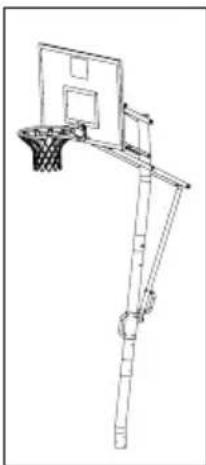 EXIT Galaxy Inground Basket - Parts list #1 - 1