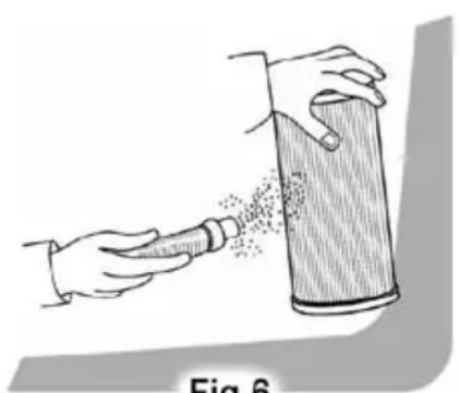 GRE AR125 - REINIGING VAN HET FILTERPATROON - 1