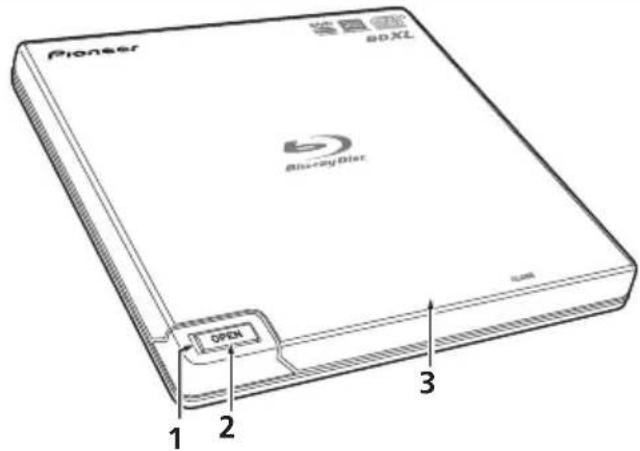 PIONEER BDRXD05TB - Disc Cover - 1