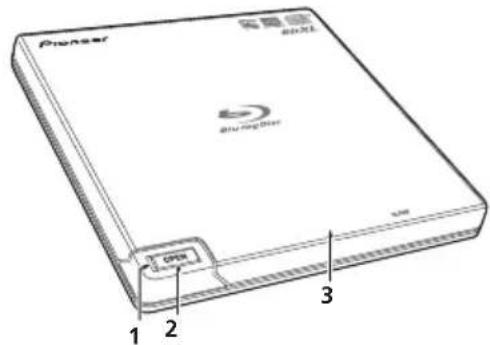 PIONEER BDRXD05TB - Di s c - F a c h - 1