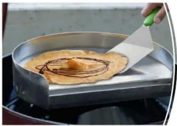 Outdoorchef Griddle Plate - CRÈPE À LA POIRE ET AU CHOCOLAT - 1
