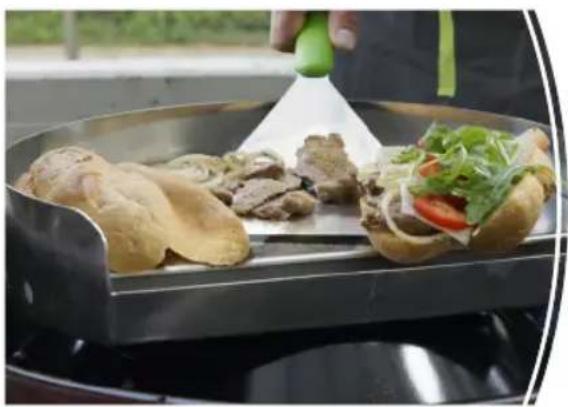Outdoorchef Griddle Plate - SANDWICH CON FILETTO, RUCOLA E POMODORO - 1