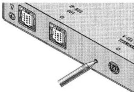 PIONEER GEXP7000TVP - Réinitialisation du microprocesseur - 1