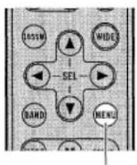 PIONEER GEXP7000TVP - Affichage du menu des réglages - 1