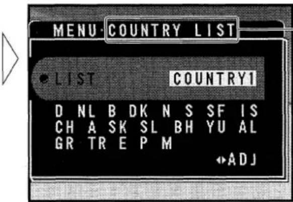 PIONEER GEXP7000TVP - Affichage du menu des réglages - 2