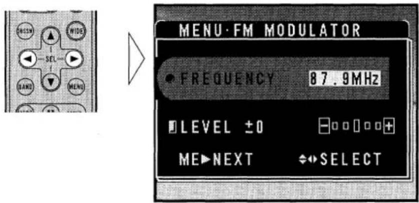 PIONEER GEXP7000TVP - Réglage du modulateur FM (Mode ADD-ON) - 2