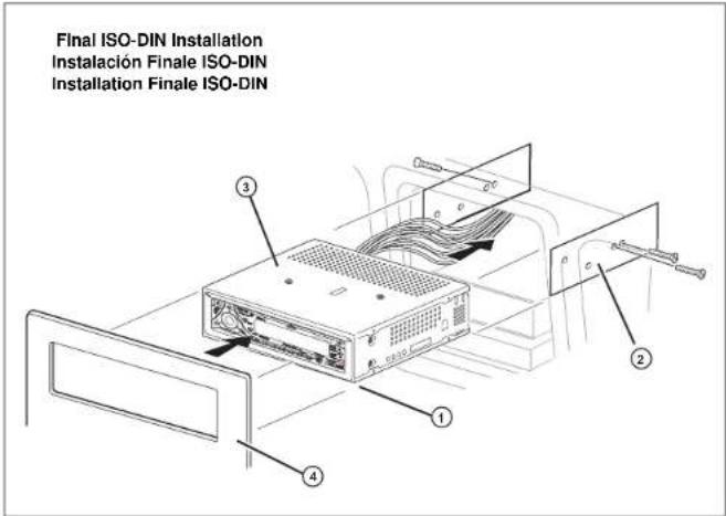 JENSEN MP5610 - Installation finale ISO-DIN - 3