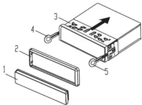 JENSEN MP1314 - Installing the unit - 1