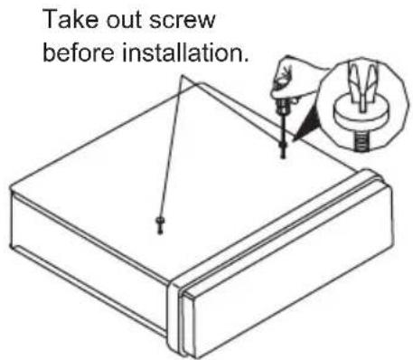 JENSEN MP1314 - Take Out Transport Screws Before Installation - 1