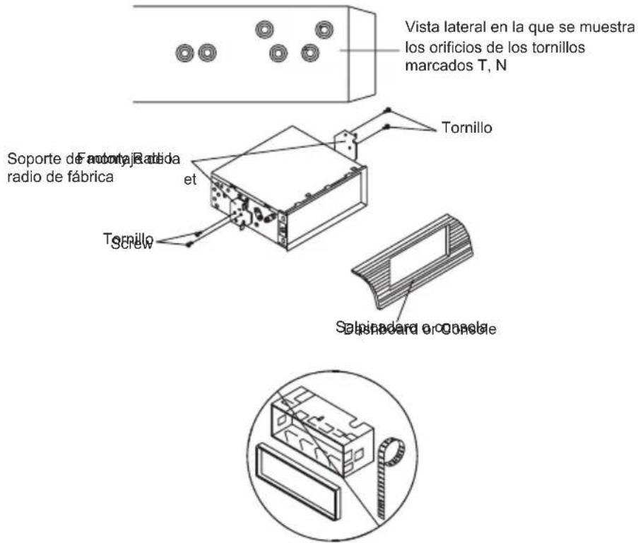 JENSEN MP1314 - Montaje desde la parte trasera según la norma DIN (Método B) - 1
