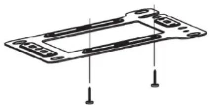 CLARION VT1510E - Die Deckenbügel und Kabel installieren - 1