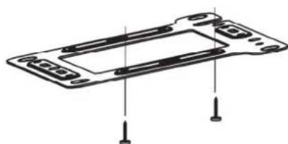 CLARION VT1510E - Instalación del soporte de techo y de los cables - 1