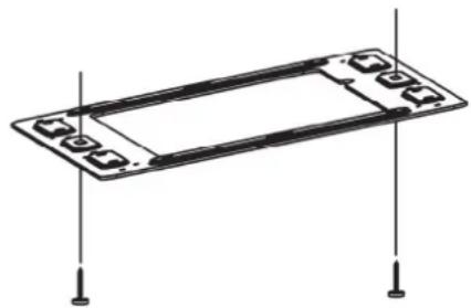 CLARION VT1510E - Die Deckenbügel und Kabel installieren - 2