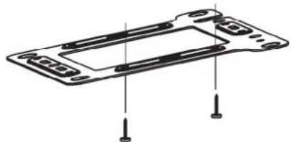 CLARION VT1510E - Install the ceiling bracket and cables - 1