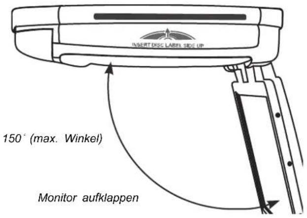 CLARION VT1510E - DEN MONITOR AUFKLAPPEN - 2