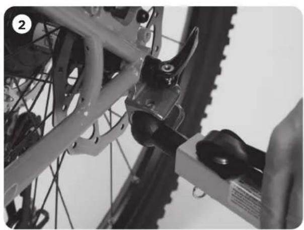 THULE Cadence Bicycle Trailer - ATTACHING THE CARRIER TO YOUR BICYCLE - 3