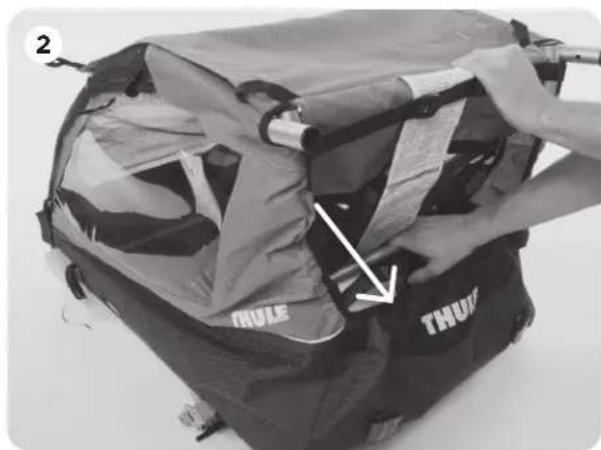 THULE Cadence Bicycle Trailer - UNFOLDING THE CARRIER - 2