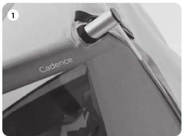 THULE Cadence Bicycle Trailer - INSTALLING THE SAFETY FLAG - 1