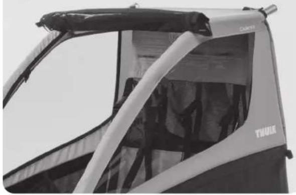 THULE Cadence Bicycle Trailer - WARNING - 1
