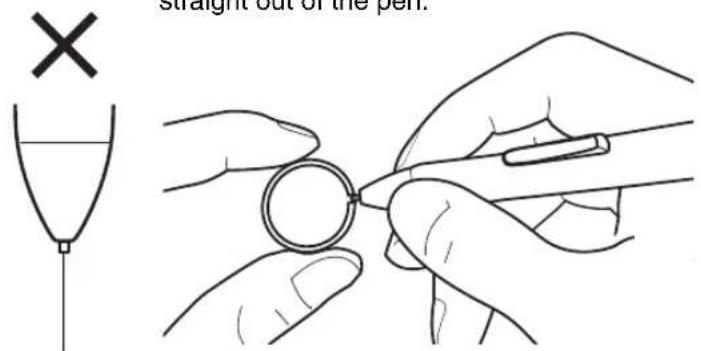 WACOM PL 900 - To insert a new nib: - 1