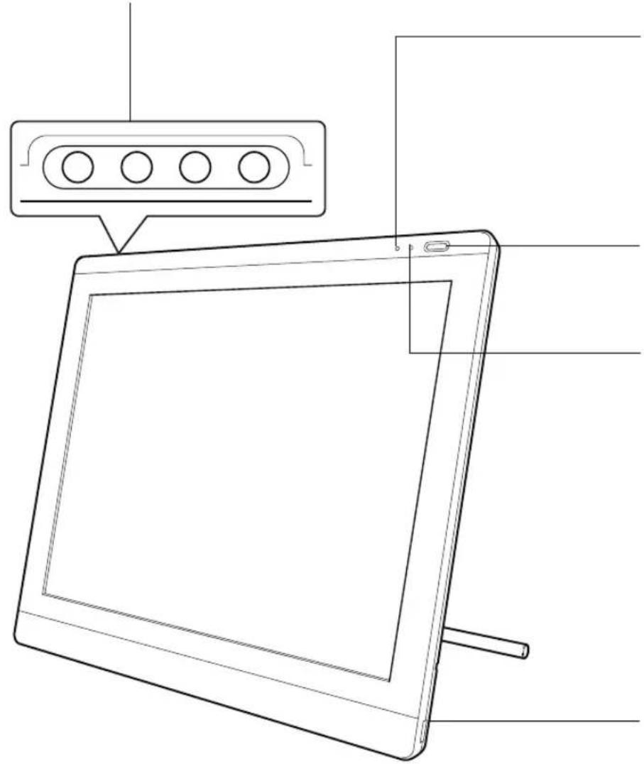 WACOM PL 900 - Commandes de l'affichage à l'écran (OSD) - 1